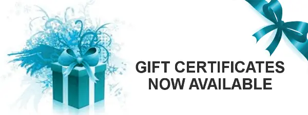 gift certificates available